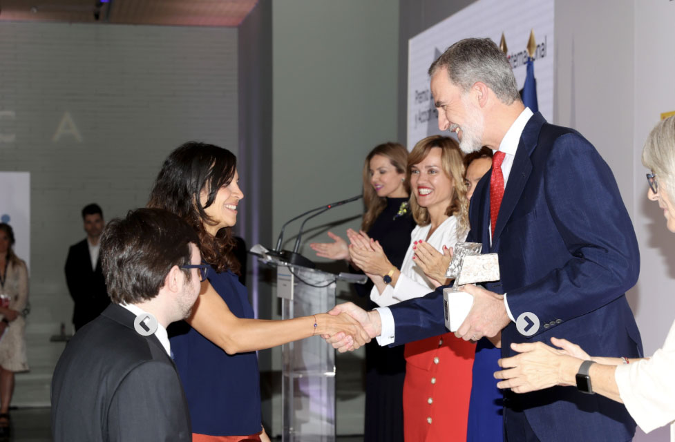 valentina oropeza premio rey de españa